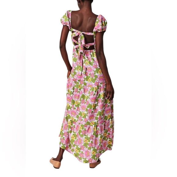Show Me Your Mumu Cathy Maxi Dress in Fresh Floral XS - Picture 2 of 5